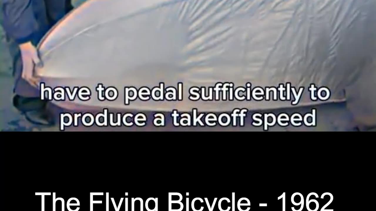 The Flying Bicycle - 1962 Aeronautical COLOURIZED Innovation 🚲✈️🎥