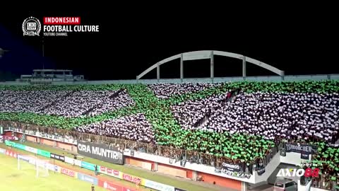 Supporter club in indonesian BCS PSS SLEMAN IN ACTION