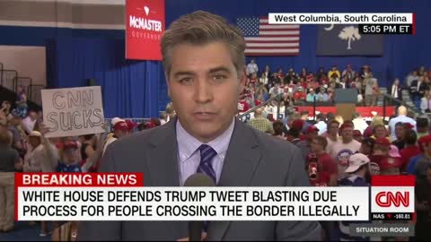 Jim Acosta not welcome at Trump rally