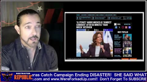 Kamala Meltdown! Cameras Catch Campaign Ending DISASTER! SHE SAID WHAT!