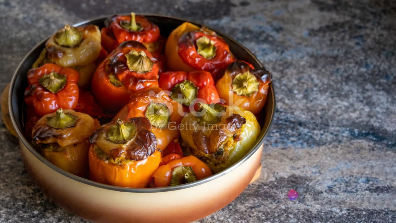 😋Quinoa-Stuffed Peppers: Healthy & Flavorful Recipe!🌶️| #CookingAdventures🍽️