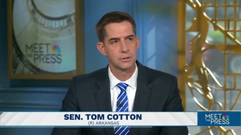 Kirstin Welker: Meet the Press - Sen. Tom Cotton - Israel Clip (01SEP24)