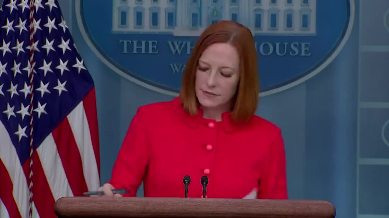 Reporter asks Psaki if she has any reaction to the elections in San Francisco that happened last night