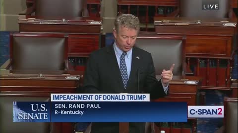 Rand Paul UNLOADS on Impeachment, the Media and Democrats' Double Standard.
