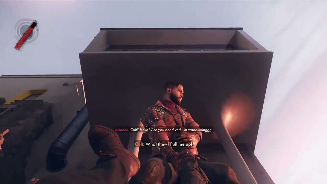 giant bows to shoot at each other and start a melee