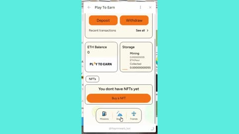 new mining mini app telegram play to earn ether