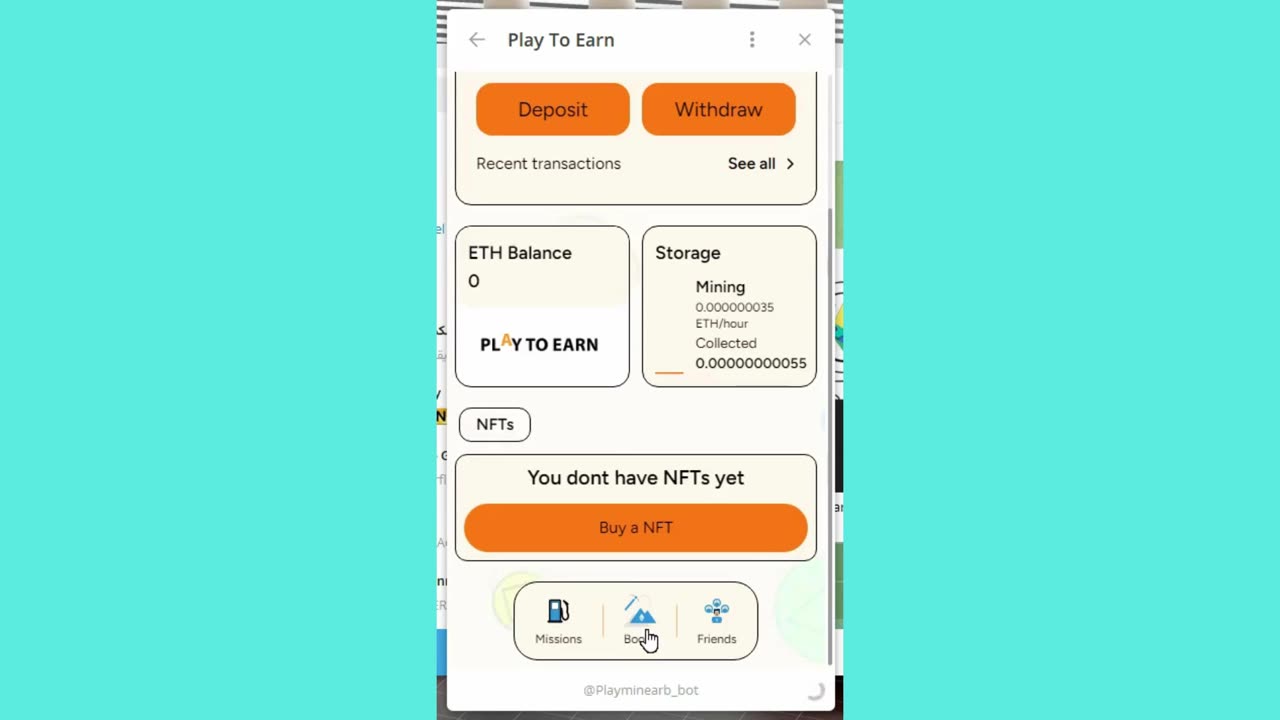 new mining mini app telegram play to earn ether