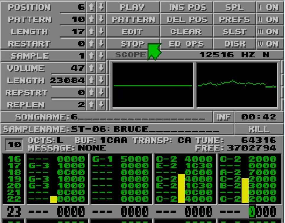 Amiga and Atari ST Protracker Music Mods - Brill