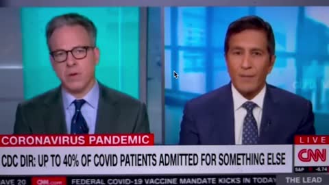 CNN finally figured out the difference of hospitalizations with COVID vs. because of COViD