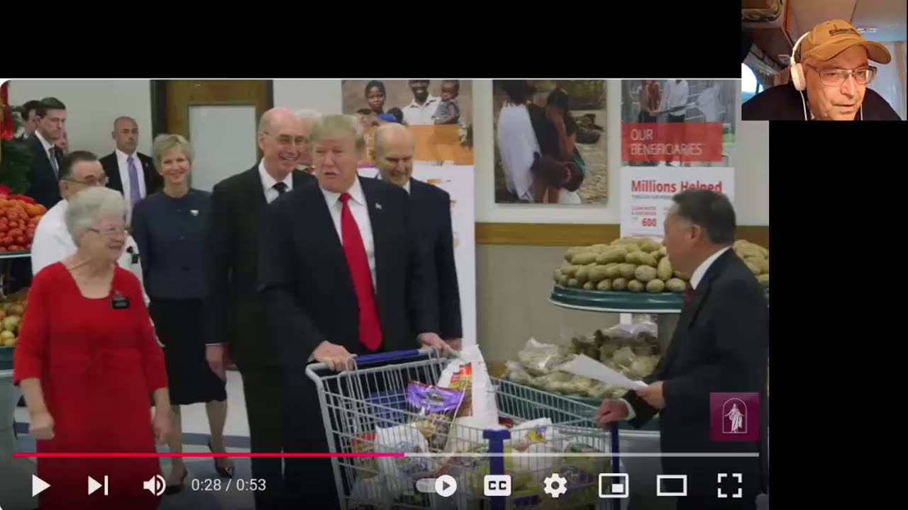 President Trump Visits Welfare Square - lds Church and Humanitarian Services World Wide -9-24-24