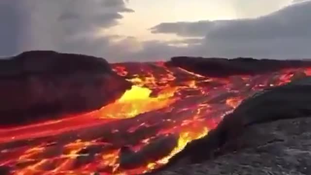A fúria do vulcão