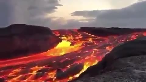 A fúria do vulcão