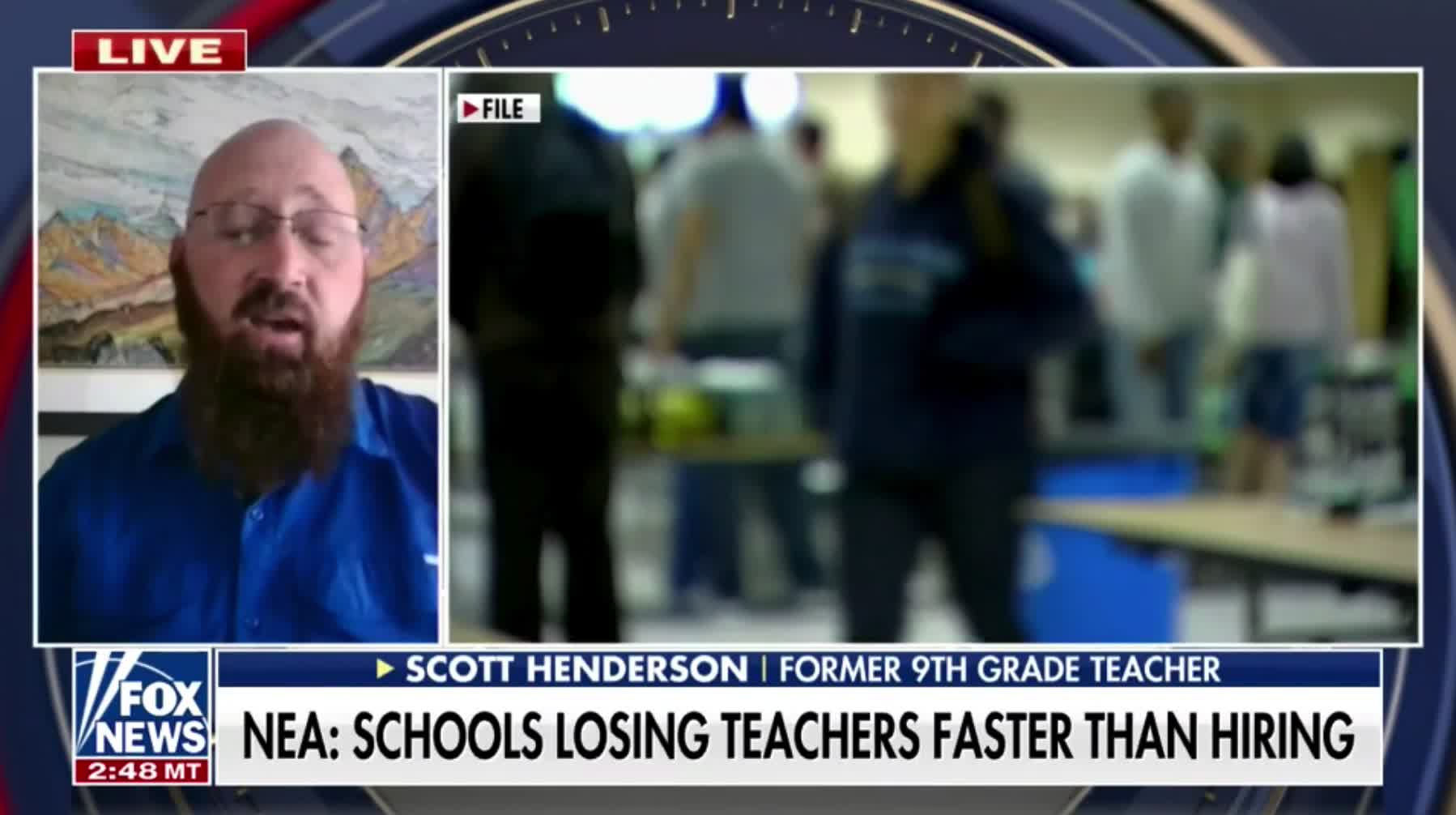 Former 9th-grade teacher Scott Henderson talks about why he quit