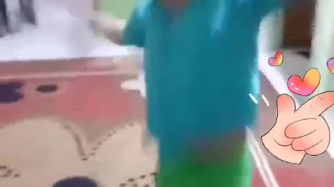 kid dance on folk music