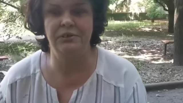 Donetsk's residents recall moments from a shelling that hit Donetsk