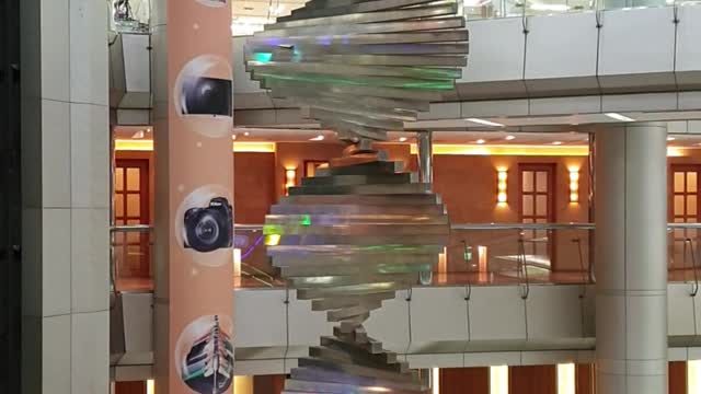 Architecture inside a techno mart building in Korea