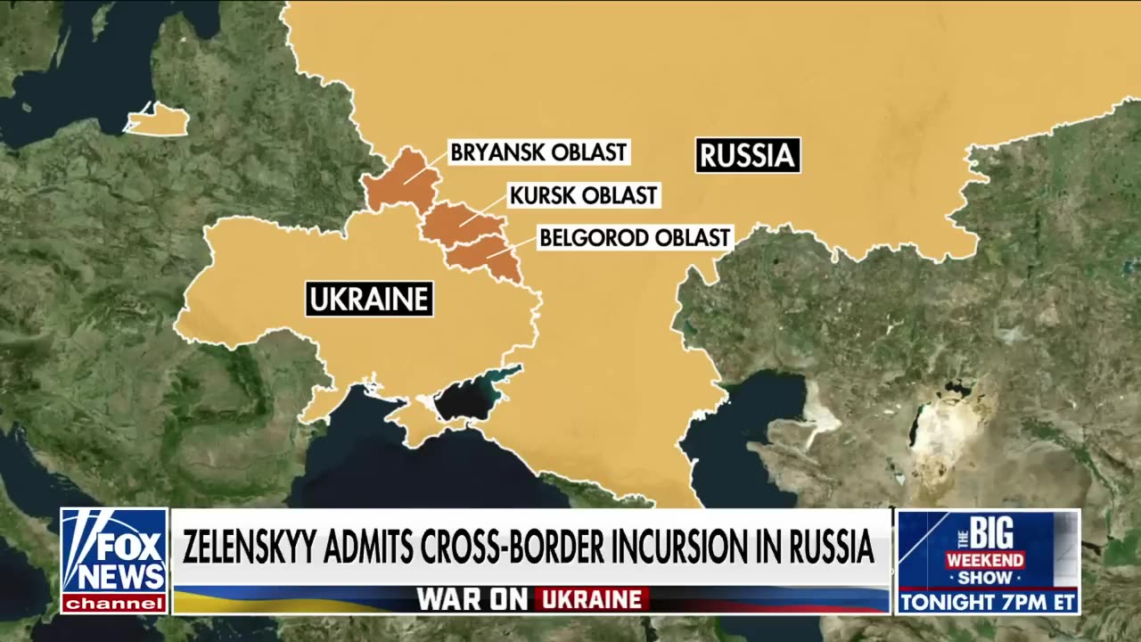 Ukraine launches cross-border incursion into Russia