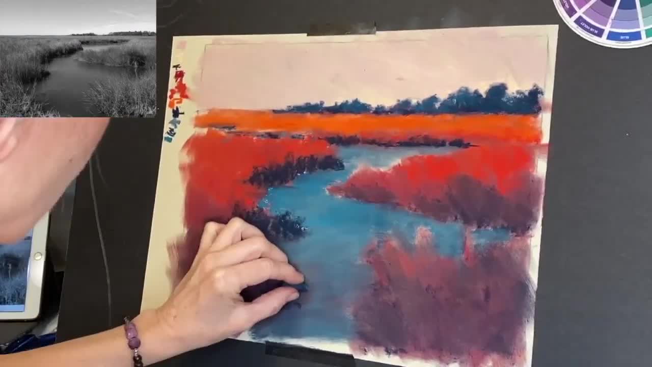 The color of this kind of painting is very easy to adjust, and it can be played casually.