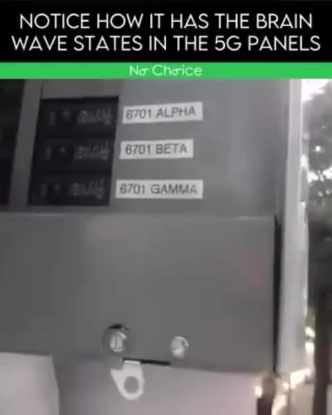 Brain waves states in 5G panels (Psychotronic weapon)