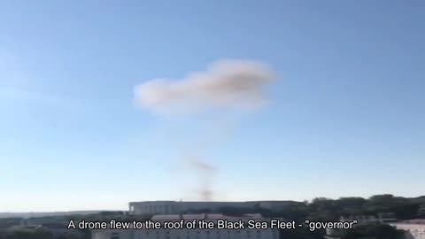 A drone, the "governor" of Sevastopol, flew to the roof of the Black Sea Fleet. Subscribe