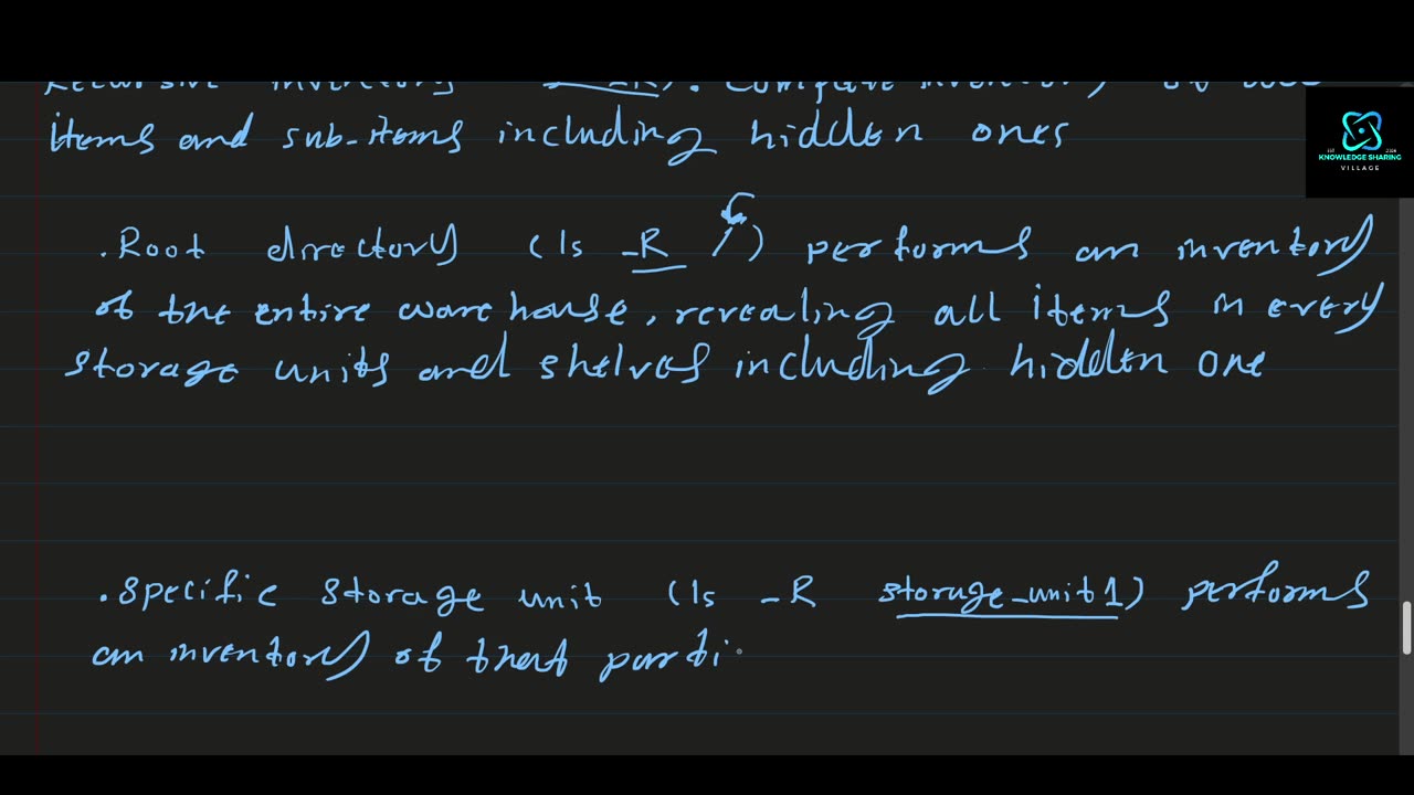 Understand ls command with the help of a simple analogy