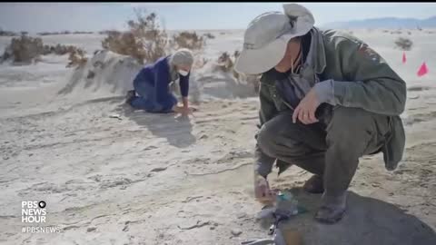 Ancient footprints in New Mexico raise questions about when humans inhabited North America