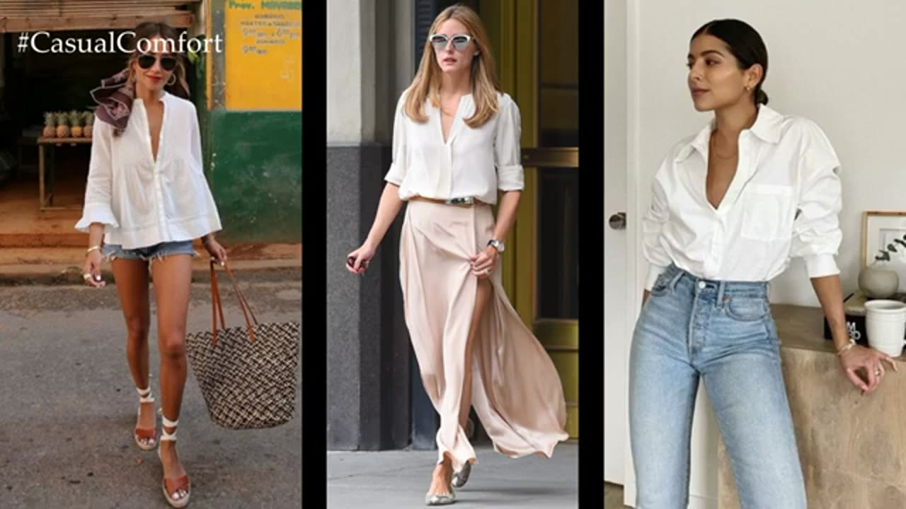 Stylish White Shirt Outfit Ideas: How To Wear A White Shirt