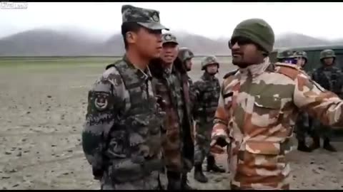 Chinese and Indian border guards clash at border