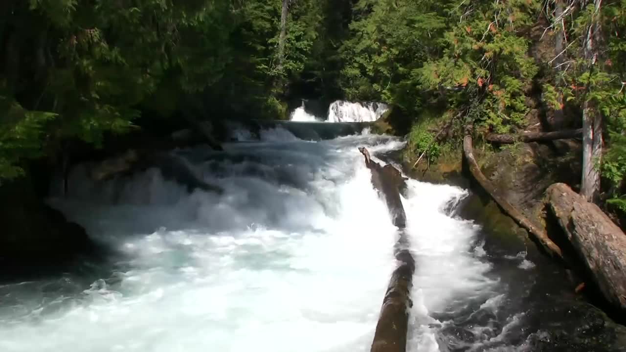 Relaxing 3-Hour Video of a Mountain River