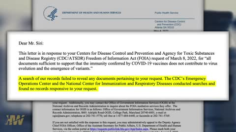 CDC FAILS TO PROVE COVID SHOT VARIANT CLAIM