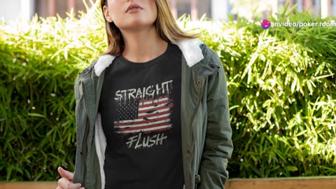 American Straight Flush Poker T-shirt