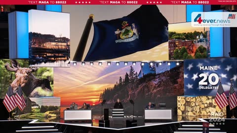 RNC 2024 🐘 Maine Cast all 20 delegates for Donald J Trump!