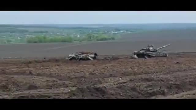 Destruction of a Russian TOS-1 system a Ukrainian soldier
