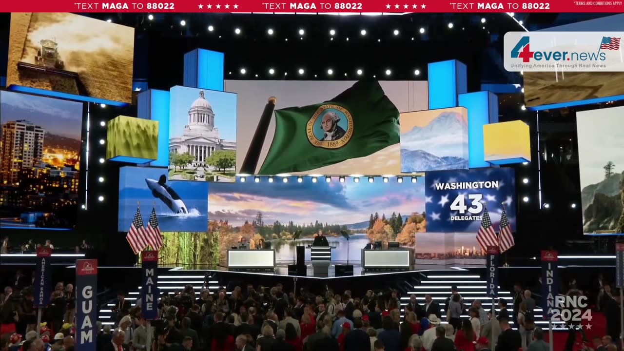 RNC 2024 🐘 Washington Cast all 32 delegates for Donald J Trump!