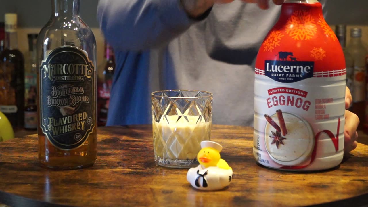 Larry Anderson - Marcotte Buttered Brown Sugar Whiskey & Lucerne Eggnog