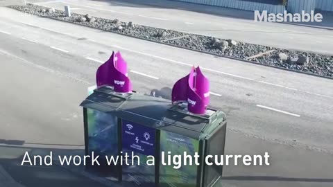 Innovative wind turbine with sideways blades
