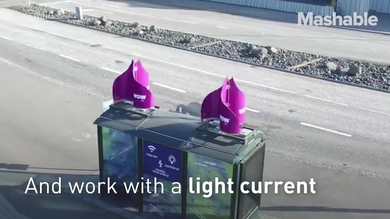 Innovative wind turbine with sideways blades