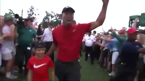 TIGER WOODS 2019 Masters Celebration!!!