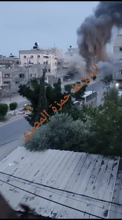 Israeli airstrike destroys a second large high-rise building in Gaza