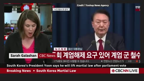 South Korea president to lift martial law just hours after declaring it1