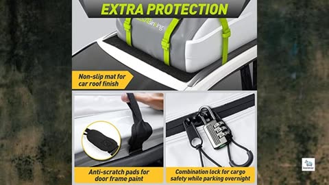 Review - Car Rooftop Cargo Carrier Bag - 100% Waterproof 20 Cu Ft Anti-Rip/Scratch