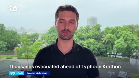Typhoon Krathon shuts parts of Taiwan for a third day as it nears the island with extreme rains
