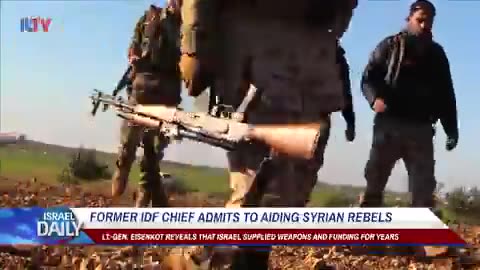 January 2019: Former IDF Chief admits to arming Syrian "rebels"