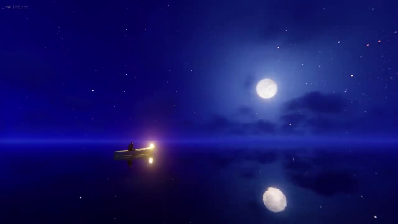 Calm Wind Sleep & Relax on a Boat with Soft Piano Music (10 Hours)