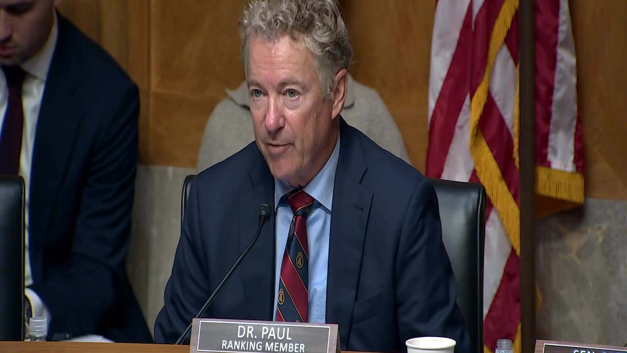 Dr. Paul Delivers Opening Remarks at Conflicts of Interest Hearing