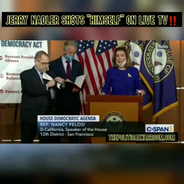 JERRY NADLER "SHITS" HIMSELF ON LIVE TV‼‼