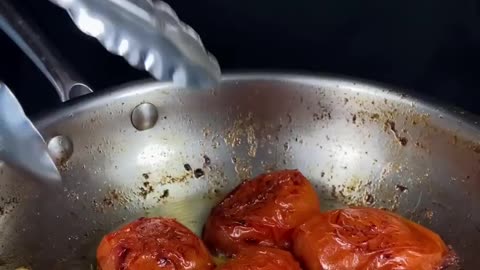 Viral Recipe Tomato Chutney ASMR Cooking #shorts #food #cooking #viralrecipe #asmrcooking #asmr