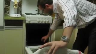Oven up me kop
