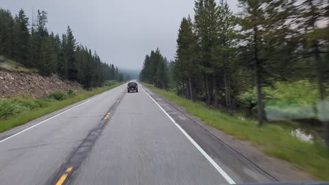 Trucking West Yellowstone.