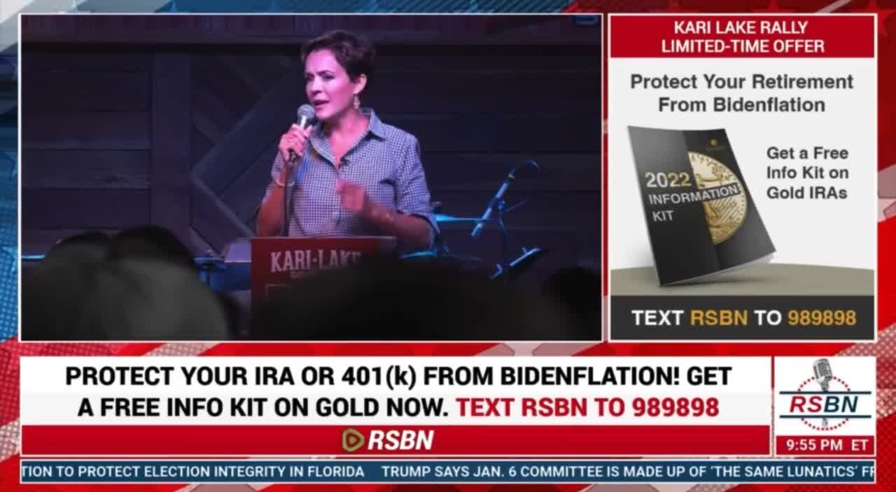 This woman isn’t afraid to speak truth to power. Get out and VOTE for Kari Lake, Arizona!